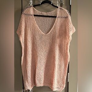 💙Blush V-Neck Knit Sweater